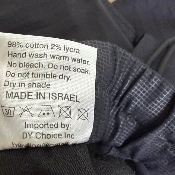 Bevy Flog Shely Original Pants Black Womens Size 26 Elastic Drawstring - Picture 10 of 10